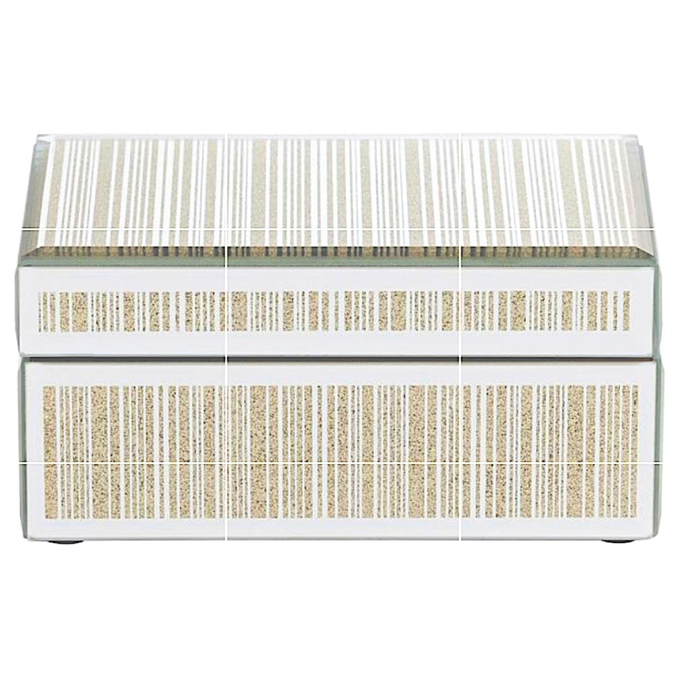 Mathieu Gold Small Mirrored Box